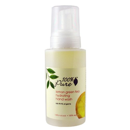 100% Pure Organic Lemon Green Tea Hydrating Hand Wash, 325ml/11 fl oz
