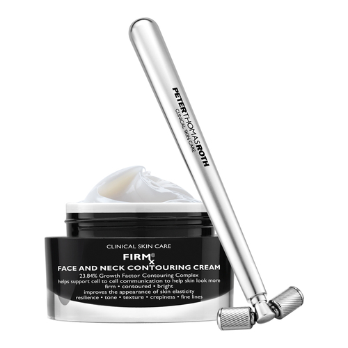 Peter Thomas Roth FirmX Face and Neck Contouring System with Tool on white background