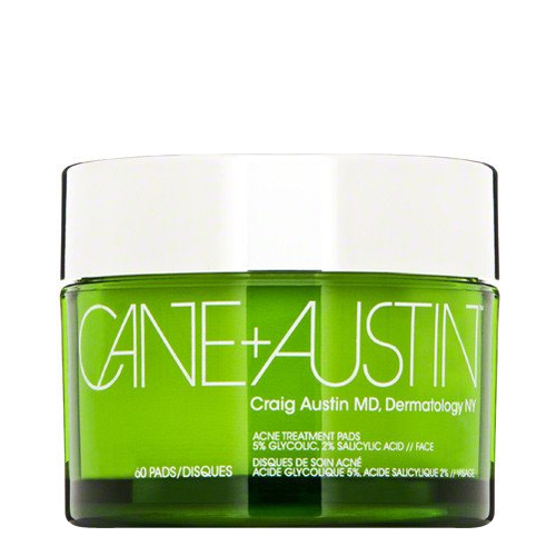 Cane And Austin Acne Treatment Pads on white background