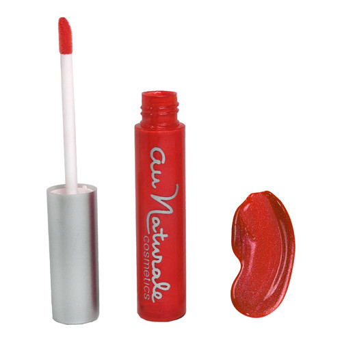 Au Naturale Cosmetics Lip Gloss - Red Cross Red, 9ml/0.3 fl oz