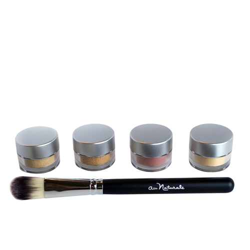 Au Naturale Cosmetics Medium Tan Fresh Face Starter Kit, 1 set