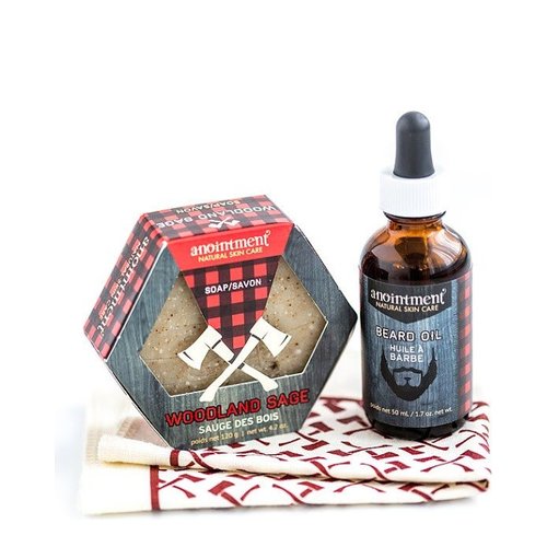 Anointment Mens Grooming Set on white background