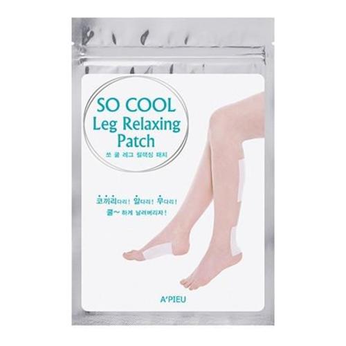 APIEU So Cool Leg Relaxing Patch | 4 Sheets on white background