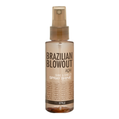 Brazilian Blowout Acai Shine and Shield Spray Shine, 120ml/4 fl oz Brazilian Blowout Acai Shine and Shield Spray Shine on white background