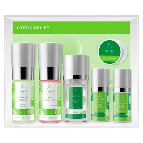 Rhonda Allison Acne Remedies Cystic Relief Travel Kit on white background
