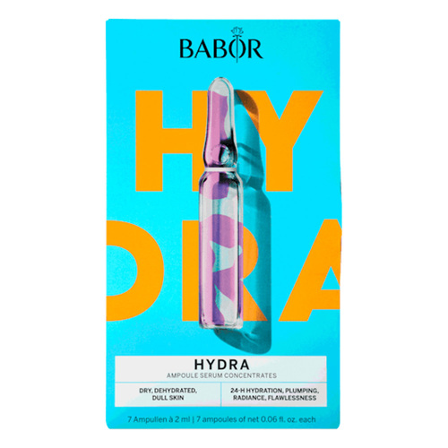 Babor Ampoule Concentrates Hydra Set on white background