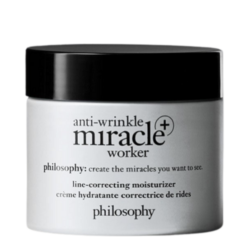 Philosophy Anti-Wrinkle Miracle Worker+ Line Correcting Moisturizer on white background