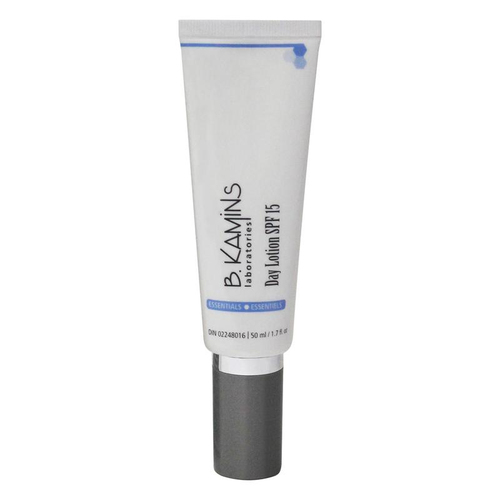 B Kamins Day Lotion SPF 15 on white background
