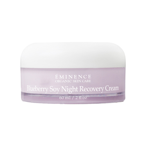 Eminence Organics Blueberry Soy Night Recovery Cream on white background