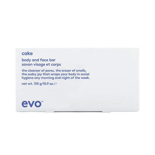 Evo Cake Body and Face Bar on white background