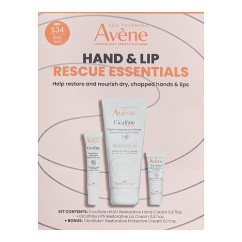 Avene Cicalfate Hand and Lip Rescue on white background