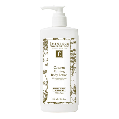 Eminence Organics Coconut Firming Body Lotion on white background