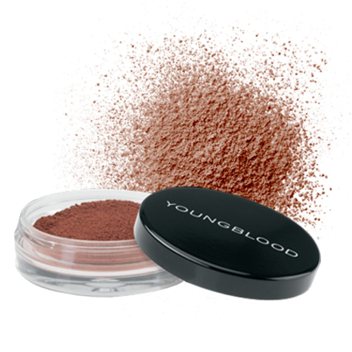 Youngblood Crushed Mineral Blush - Adobe on white background