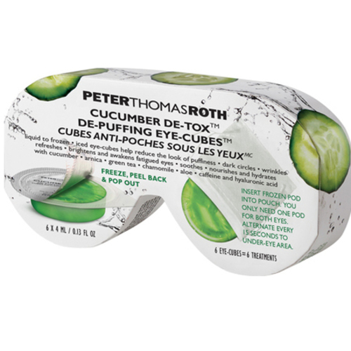 Peter Thomas Roth Cucumber De-Tox De-Puffing Eye Cubes on white background