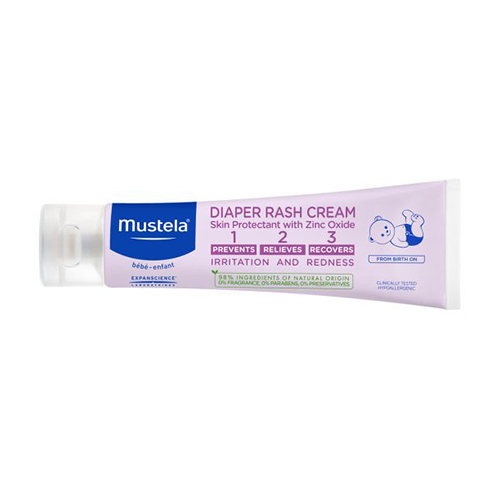 Mustela Diaper Rash Cream 123 on white background