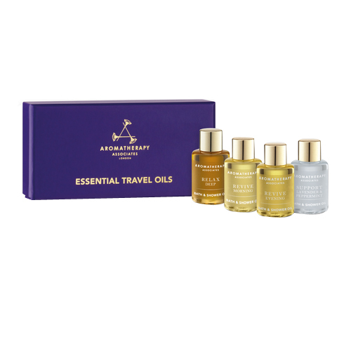 Aromatherapy Associates Essential Travel Oils on white background