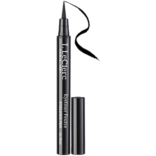 T LeClerc Eyeliner Pen 01 - Noir on white background