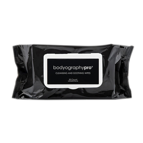 Bodyography Face It Cleansing Wipes on white background
