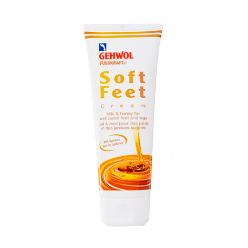 Gehwol Fusskraft Soft Feet Cream on white background