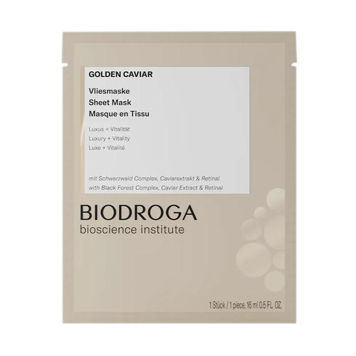 Biodroga Golden Caviar Sheet Mask, 6 pieces