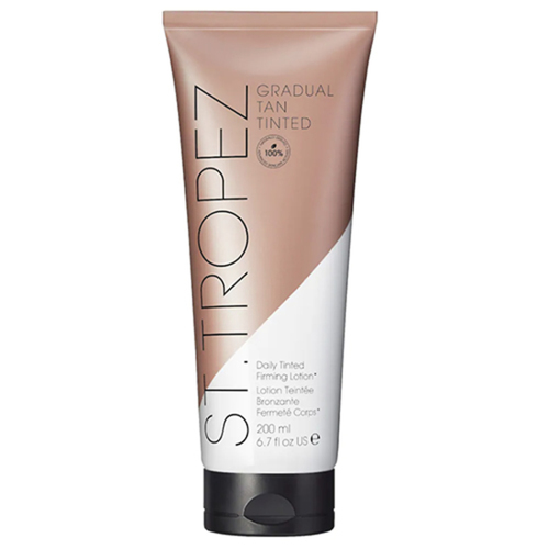 St Tropez Tan Gradual Tan Daily Tinted Firming Lotion on white background