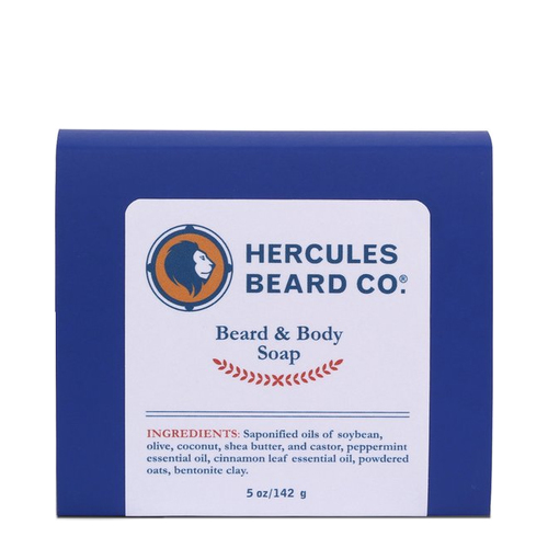 Hercules Beard Co Beard & Body Soap on white background