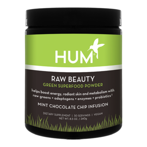 HUM Nutrition Raw Beauty | 30 servings on white background