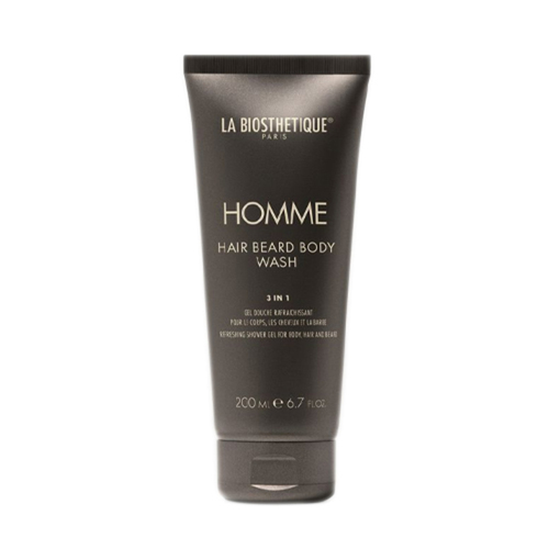 La Biosthetique Homme Hair, Beard and Body Wash (3 in1) on white background