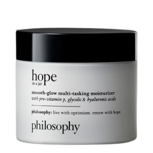 Philosophy Hope in a Jar Smooth Glow Multi Tasking Moisturizer SPF 30 on white background