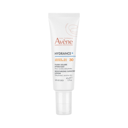 Avene Hydrance+ Moisturizing Sunscreen Lotion SPF 30 on white background