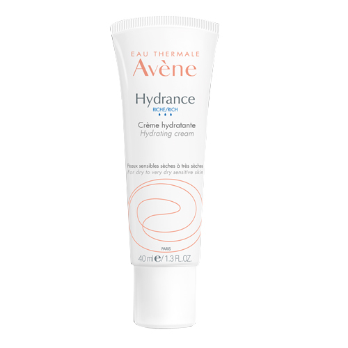 Avene Hydrance Optimale Rich Hydrating Cream on white background
