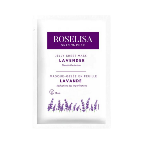 ROSELISA Jelly Sheet Mask - Lavender (Blemish Reduction) on white background