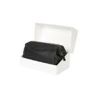 aMENity Black Leather Travel Bag