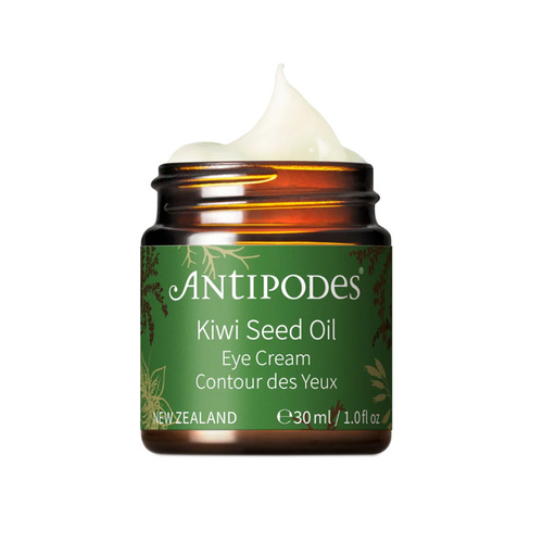 Antipodes  Kiwi Seed Oil Eye Cream on white background