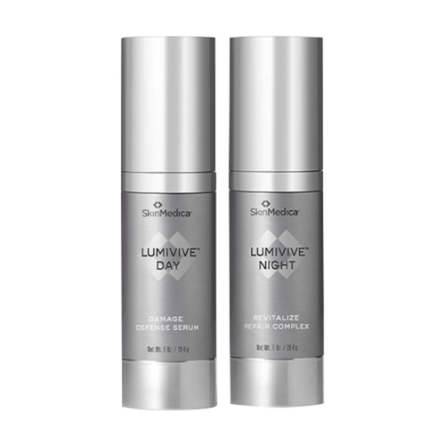 SkinMedica LUMIVIVE System (Day and Night) on white background