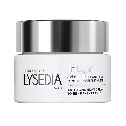 LYSEDIA  Liftage Anti-Aging Night Cream on white background