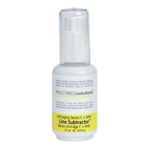 PRESCRIBEDsolutions Line Subtractor (Anti-Aging Serum C+AHA) on white background