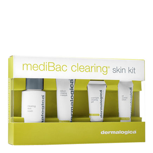 Dermalogica MediBac Clearing Adult Acne Treatment Kit on white background