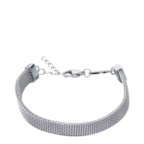 Blomdahl Mesh Silver Bracelet (15.5-19cm) on white background