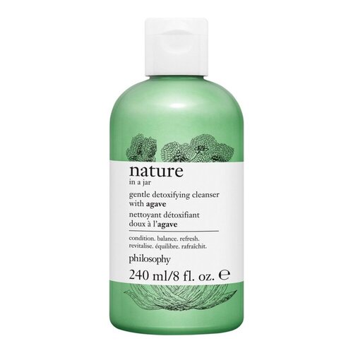 Philosophy Nature In A Jar Gentle Detoxifying Cleanser on white background