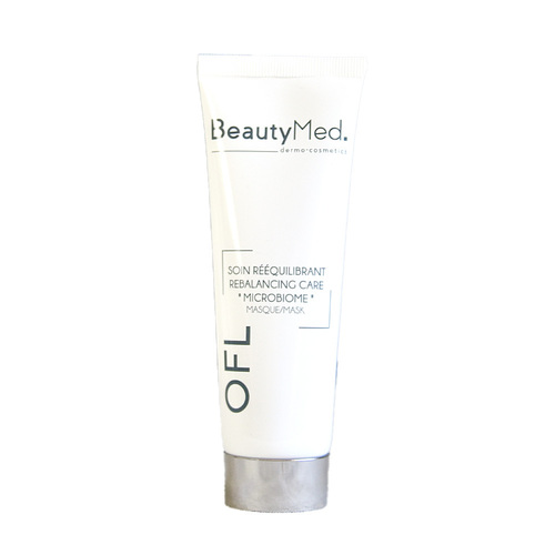BeautyMed OFL Rebalancing Microbiome Mask on white background