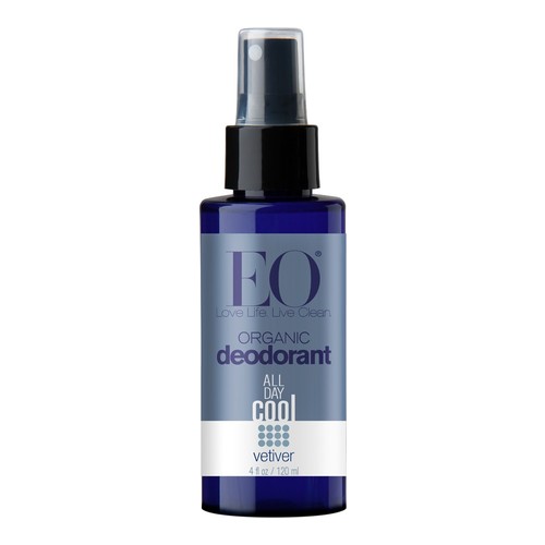 EO Ageless Skin Care Organic Spray Deodorant - Vetiver on white background