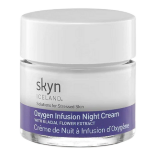 Skyn Iceland Oxygen Infusion Night Cream on white background
