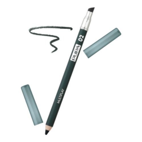 Pupa Multiplay 3 in 1 Eye Pencil - 02 Electric Green, 1 pieces