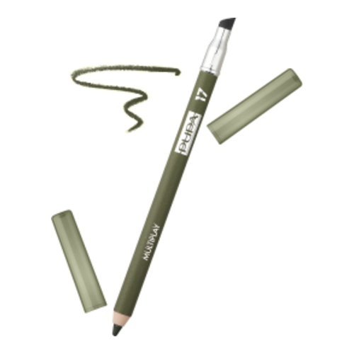 Pupa Multiplay 3 in 1 Eye Pencil - 02 Electric Green on white background