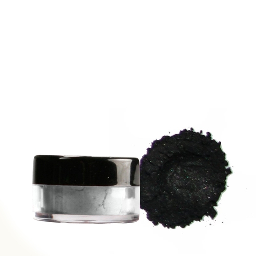 Pure Anada Velvet Matte Loose Mineral Eye Shadow - Black Velvet on white background