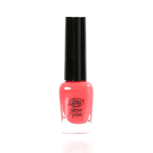 Pure Anada Nail Polish - Poolside Pink on white background