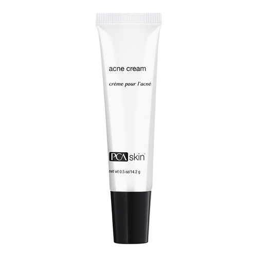 PCA Skin Acne Cream with BPO 5% on white background