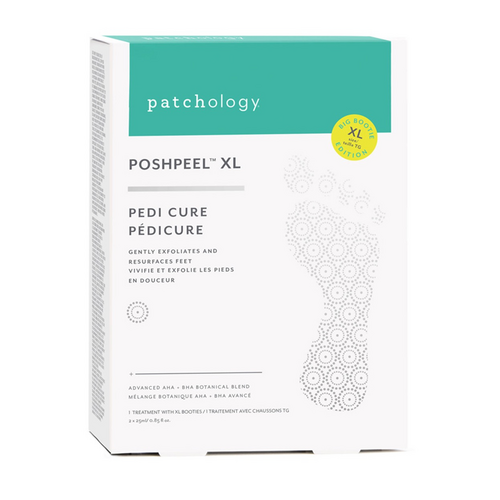 Patchology PoshPeel Pedi Cure XL on white background