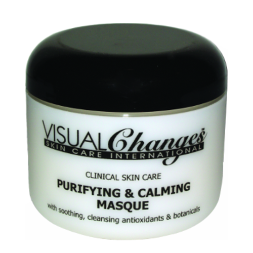 Visual Changes Purifying and Calming Masque on white background